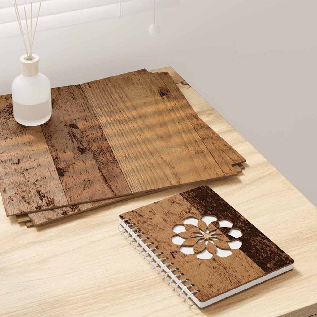 Paneles Decorativos 50 pcs Madera vieja 30 x 30 x 0.27 cm