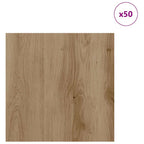 Paneles Decorativos 50 pcs Roble artesanal 30 x 30 x 0.27 cm