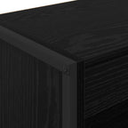 Estantería para libros Roble Negro 80 x 30 x 121 cm