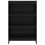 Estantería para libros Roble Negro 80 x 30 x 121 cm