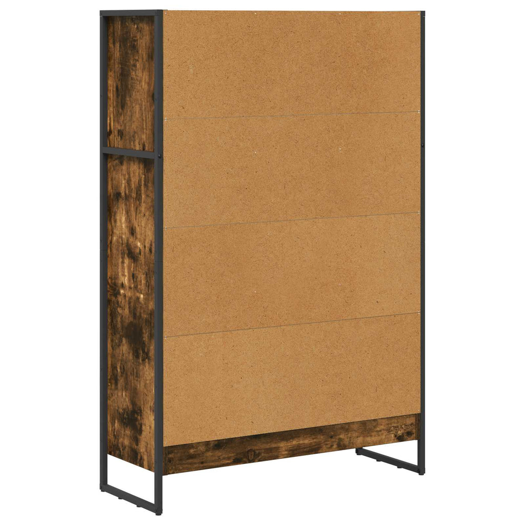 Estantería para libros Roble Humo 80 x 30 x 121 cm