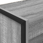 Estantería para libros Gris Sonoma 80 x 30 x 121 cm