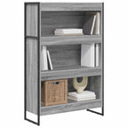 Estantería para libros Gris Sonoma 80 x 30 x 121 cm