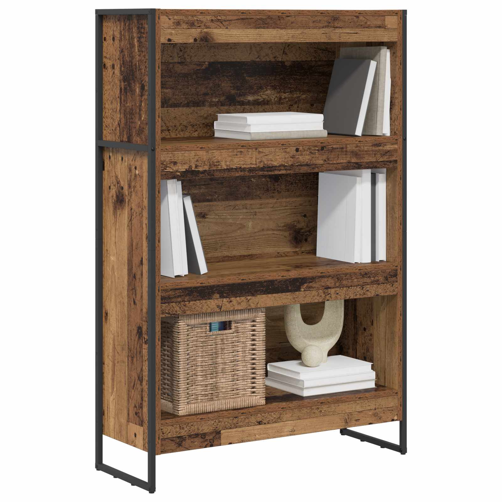 Estantería para libros Madera Vieja 80 x 30 x 121 cm
