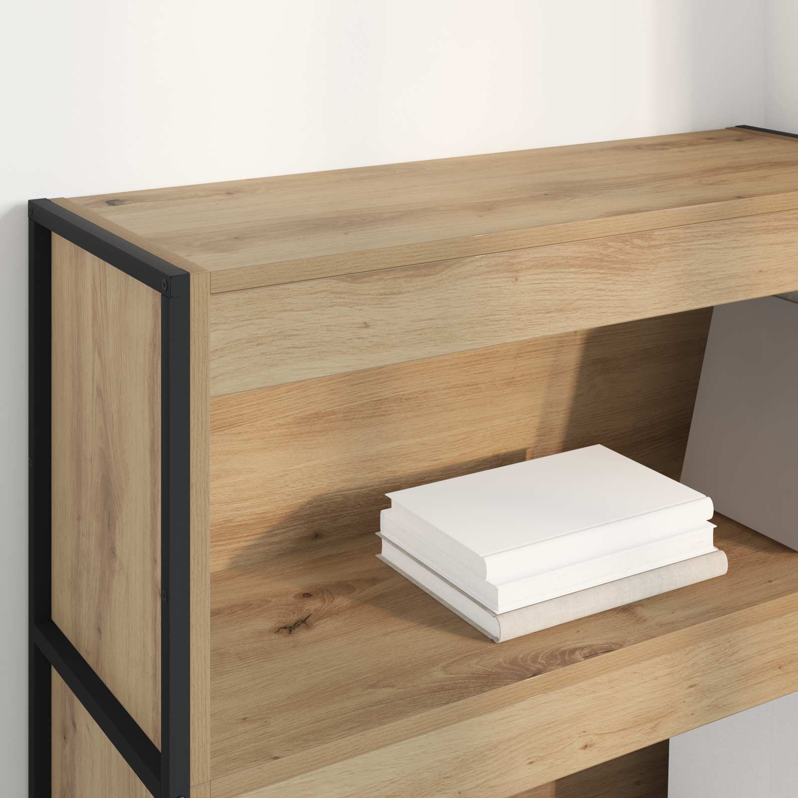 Estantería para libros Roble Artesanal 80 x 30 x 121 cm