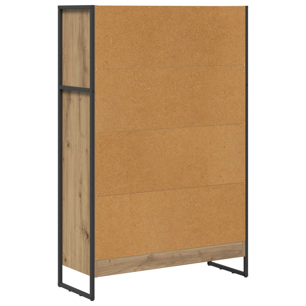 Estantería para libros Roble Artesanal 80 x 30 x 121 cm
