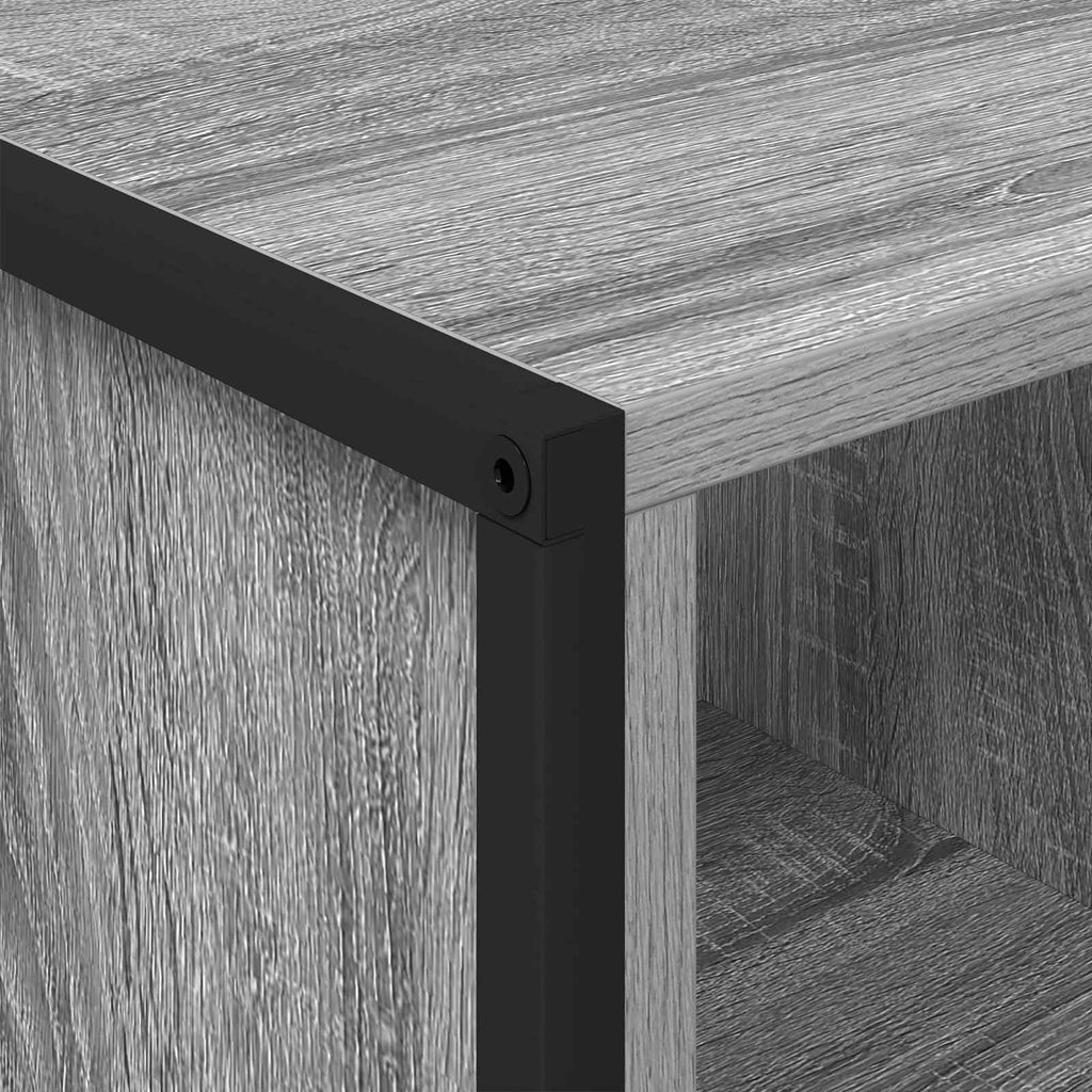 Mesa de Café Gris Sonoma 80 x 50 x 40 cm Madera contrachapada