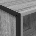 Mesa de Café Gris Sonoma 80 x 50 x 40 cm Madera contrachapada