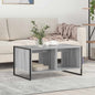 Mesa de Café Gris Sonoma 80 x 50 x 40 cm Madera contrachapada
