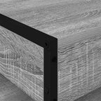 Mesa de Café Gris Sonoma 80 x 50 x 40 cm Madera contrachapada