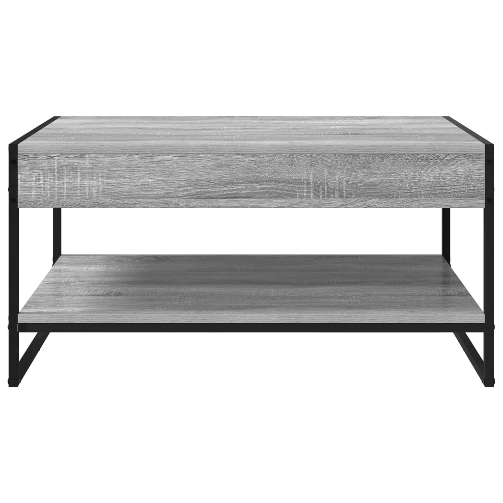 Mesa de Café Gris Sonoma 80 x 50 x 40 cm Madera contrachapada