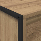 Mesa de Café con cajón Roble Artesanal 100 x 46 x 40 cm