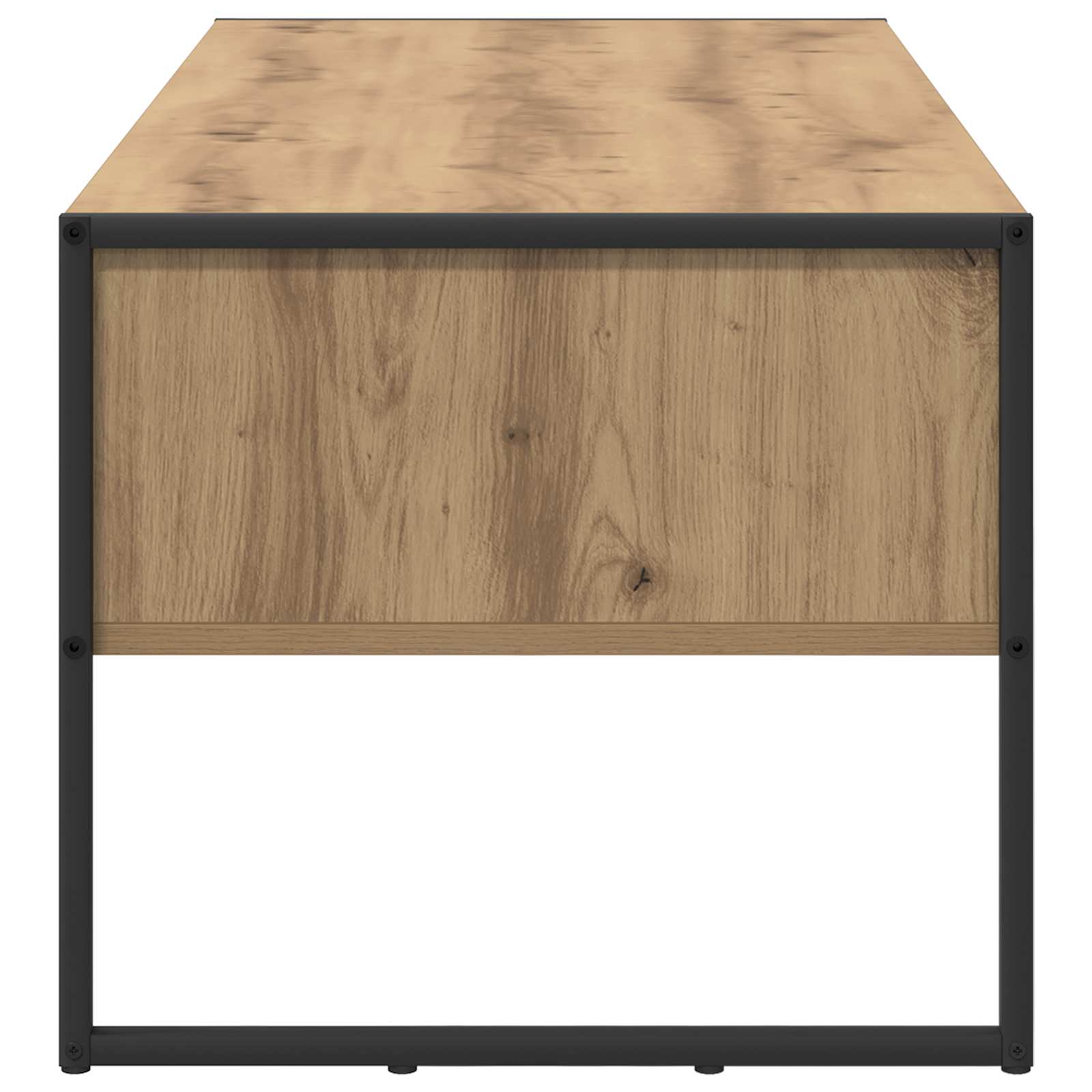Mesa de Café con cajón Roble Artesanal 100 x 46 x 40 cm
