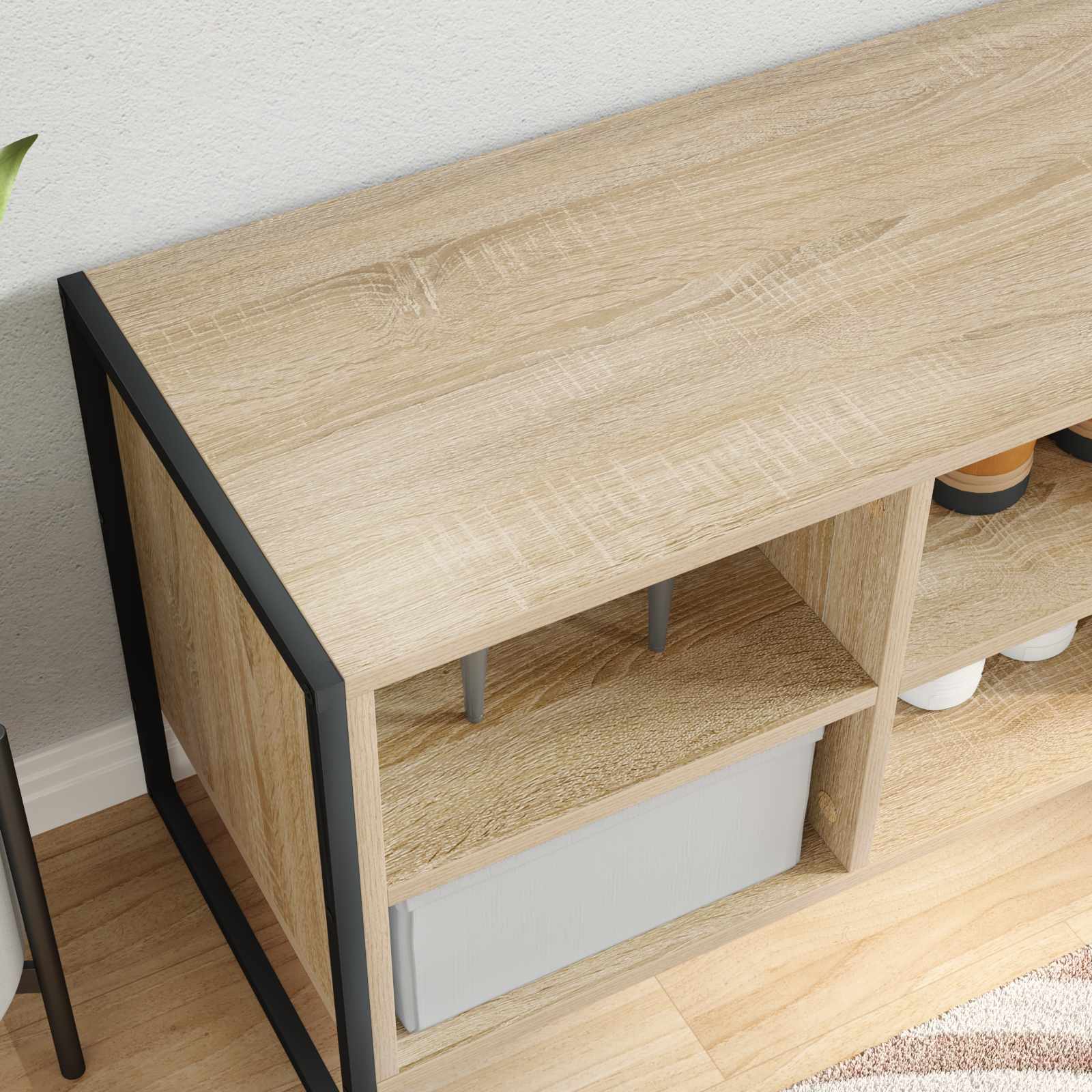 Armario para Zapatos con almacenamiento Sonoma 100 x 35 x 44 cm
