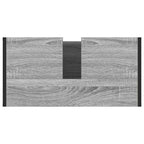 Gabinete de Baño con almacenamiento Gris Sonoma 60 x 30 x 60 cm