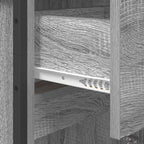Gabinete de Baño con cajón Gris Sonoma 40 x 30 x 180 cm