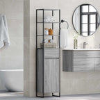 Gabinete de Baño con cajón Gris Sonoma 40 x 30 x 180 cm