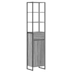 Gabinete de Baño con cajón Gris Sonoma 40 x 30 x 180 cm