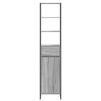 Gabinete de Baño con cajón Gris Sonoma 40 x 30 x 180 cm