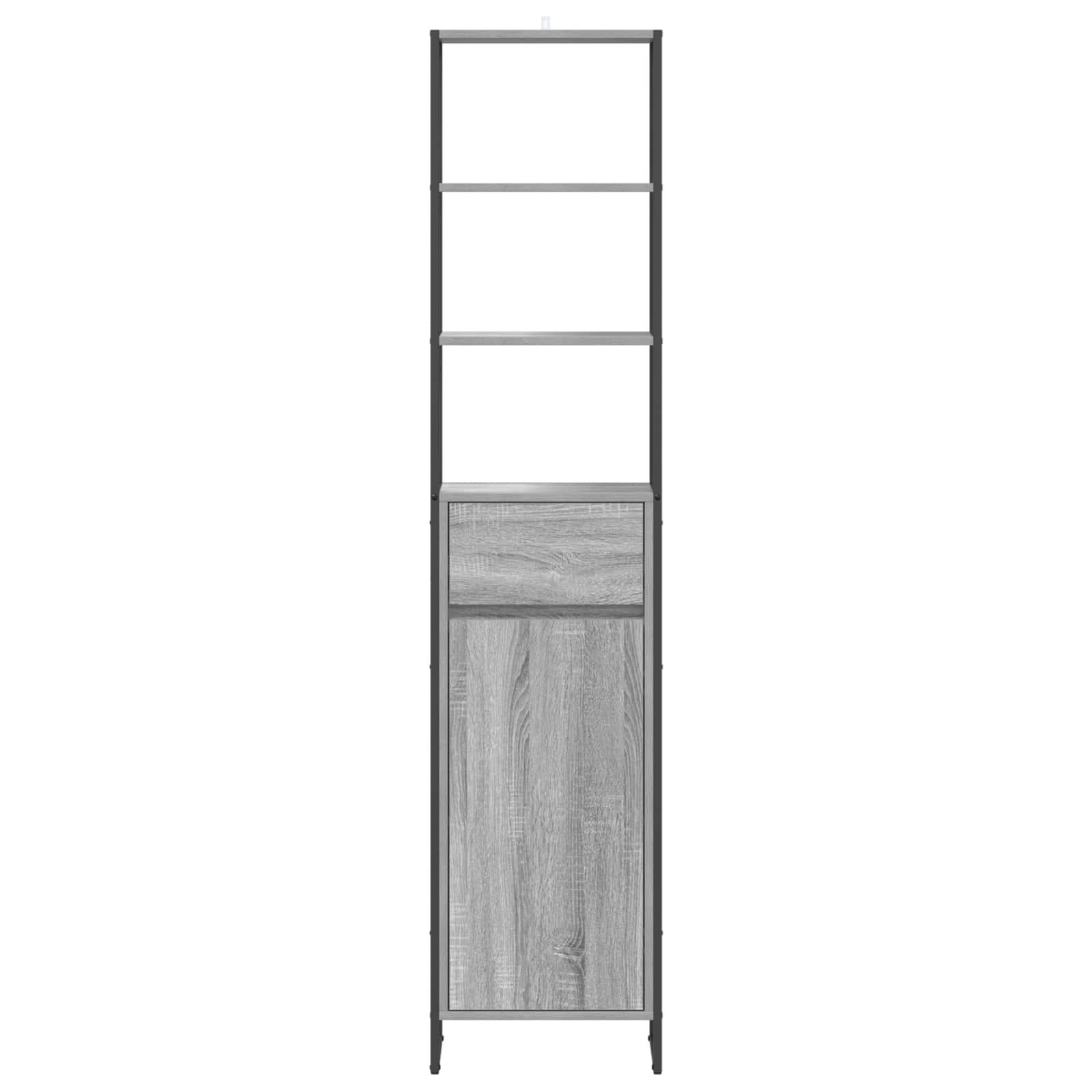 Gabinete de Baño con cajón Gris Sonoma 40 x 30 x 180 cm