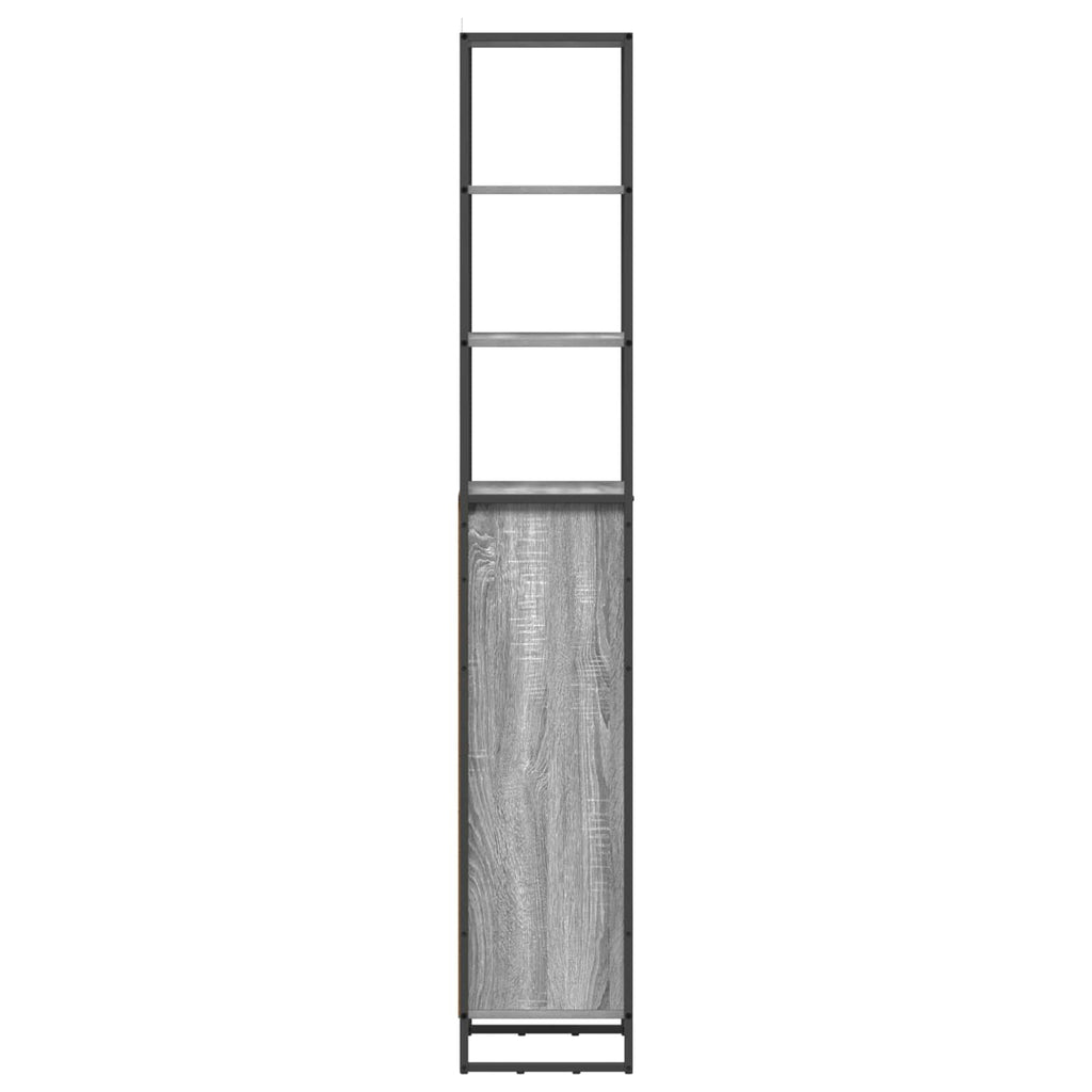 Gabinete de Baño con cajón Gris Sonoma 40 x 30 x 180 cm