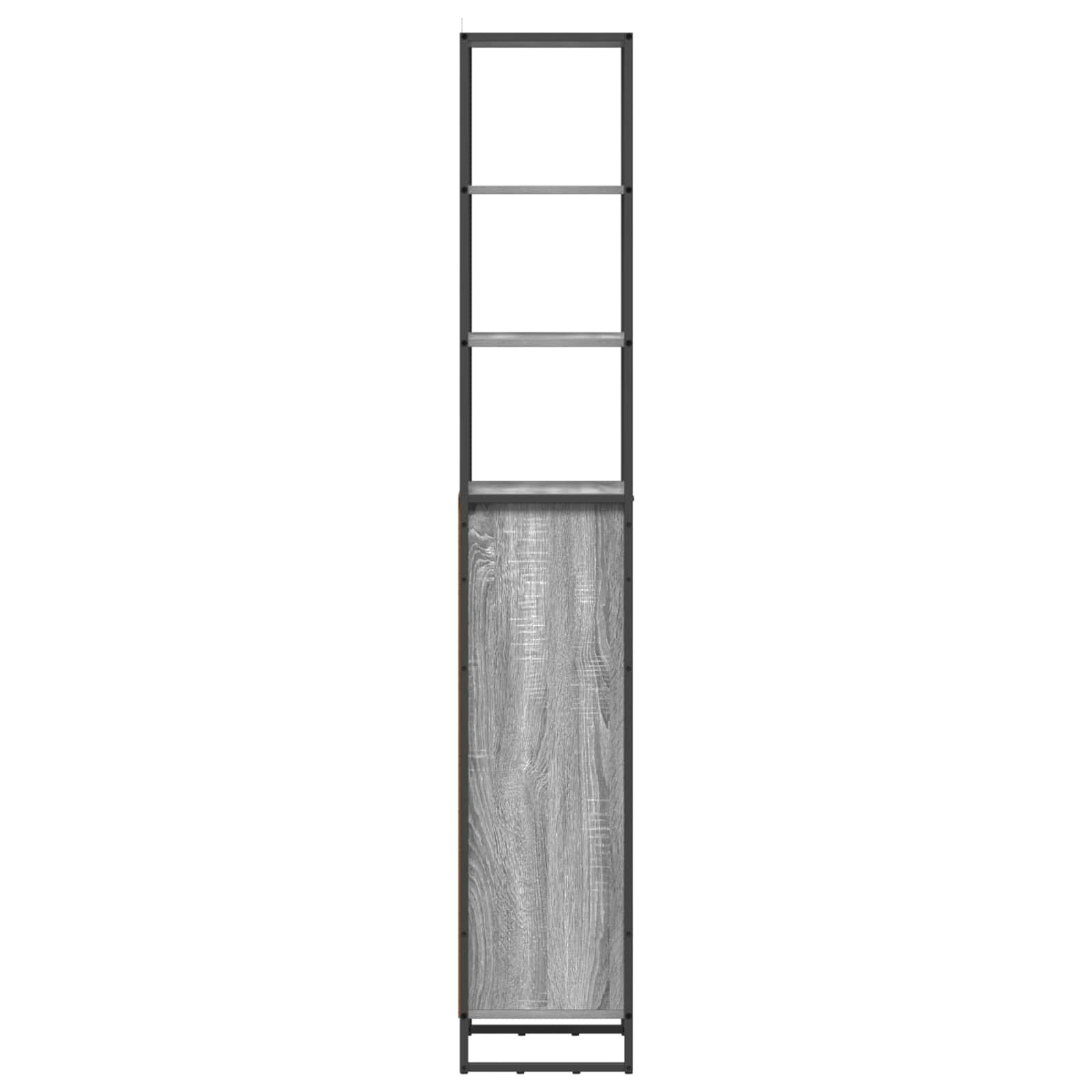Gabinete de Baño con cajón Gris Sonoma 40 x 30 x 180 cm