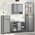 Gabinete de Baño con cajón Gris Sonoma 40 x 30 x 100 cm