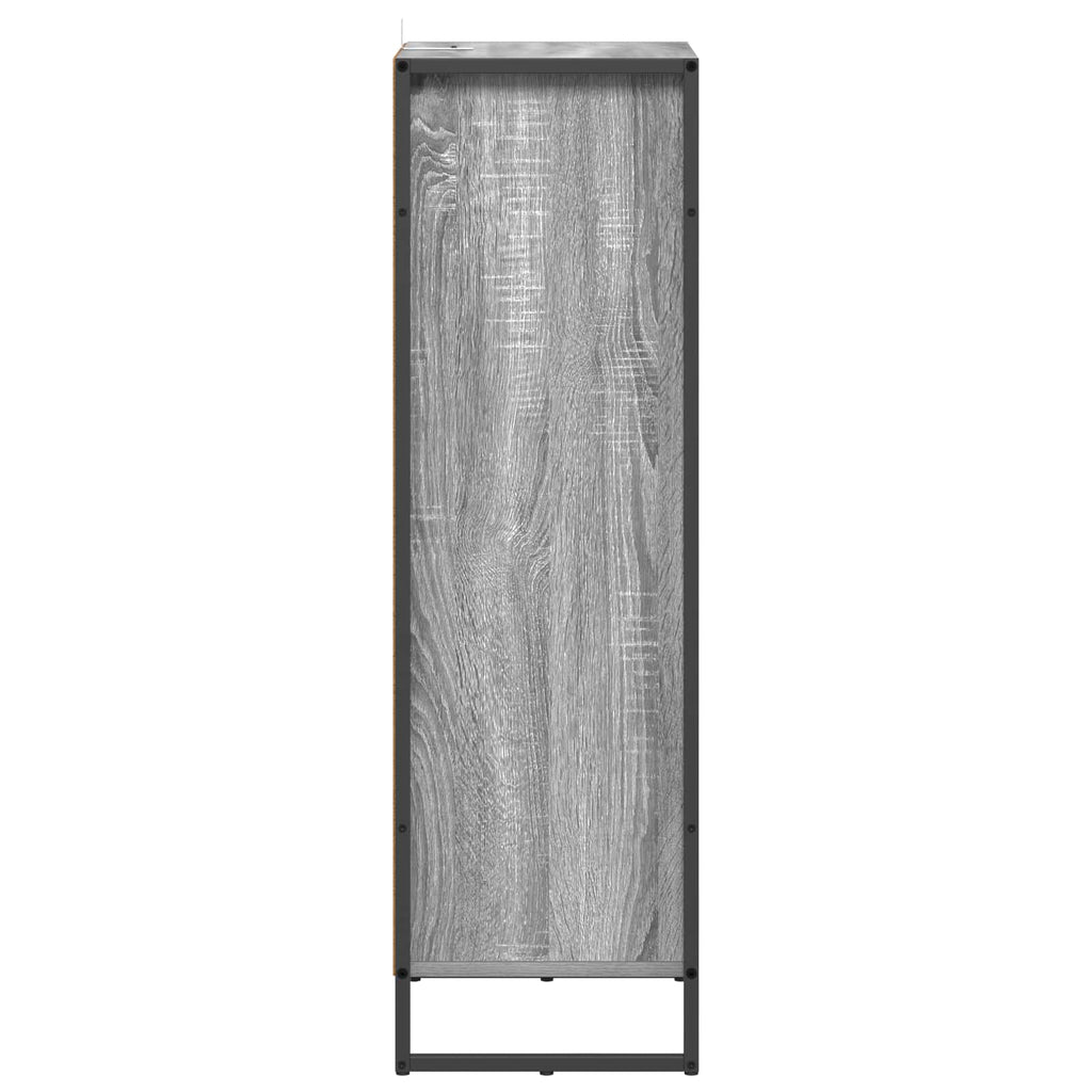 Gabinete de Baño con cajón Gris Sonoma 40 x 30 x 100 cm