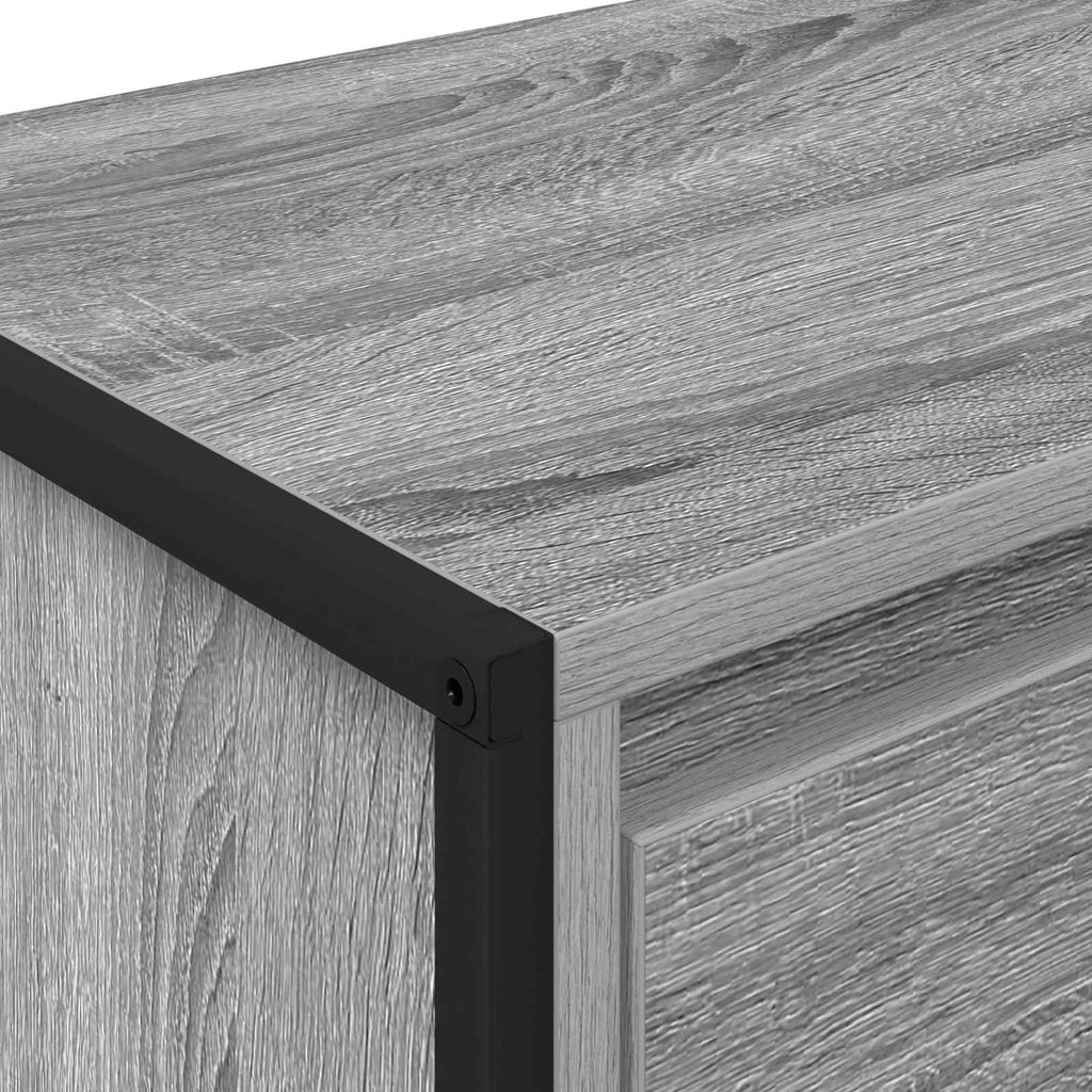 Gabinete de TV con cajón Gris Sonoma 100 x 36 x 49,5 cm