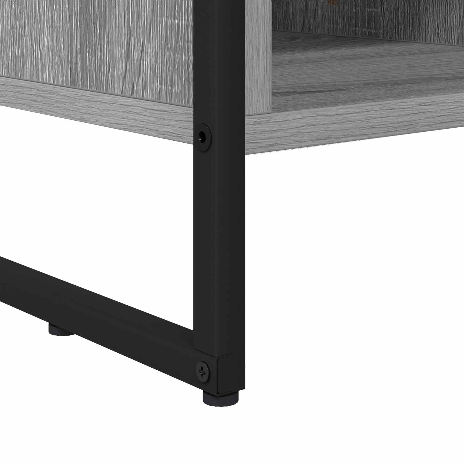 Gabinete de TV con cajón Gris Sonoma 100 x 36 x 49,5 cm