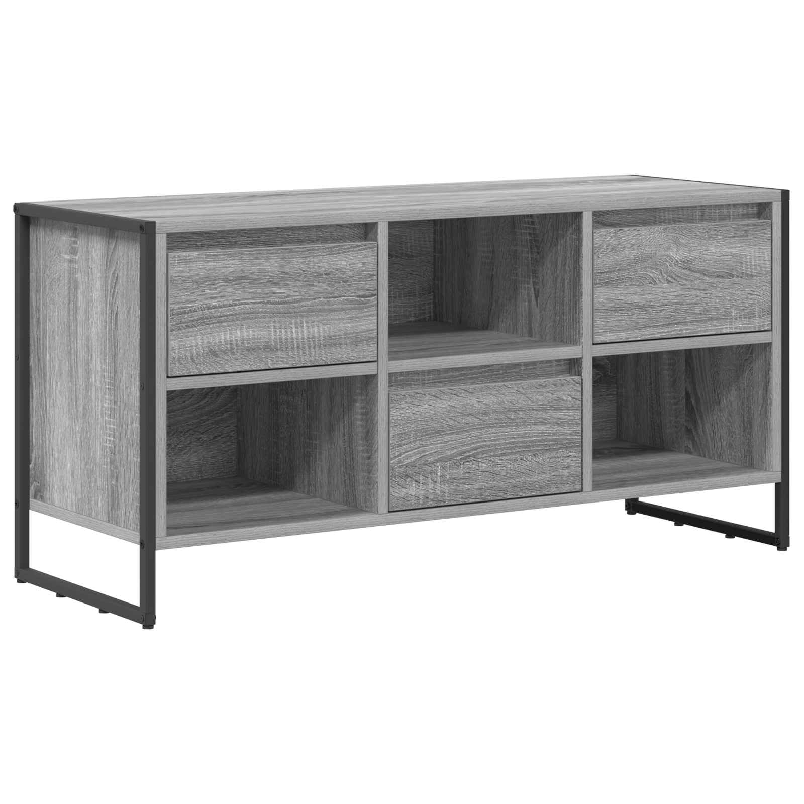 Gabinete de TV con cajón Gris Sonoma 100 x 36 x 49,5 cm