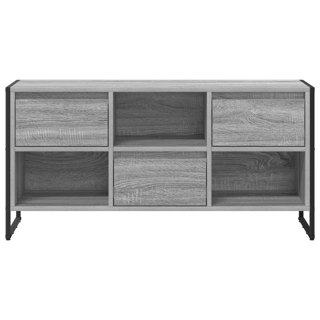 Gabinete de TV con cajón Gris Sonoma 100 x 36 x 49,5 cm