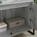 Gabinete de TV Gris Sonoma 140 x 36 x 49.5 cm