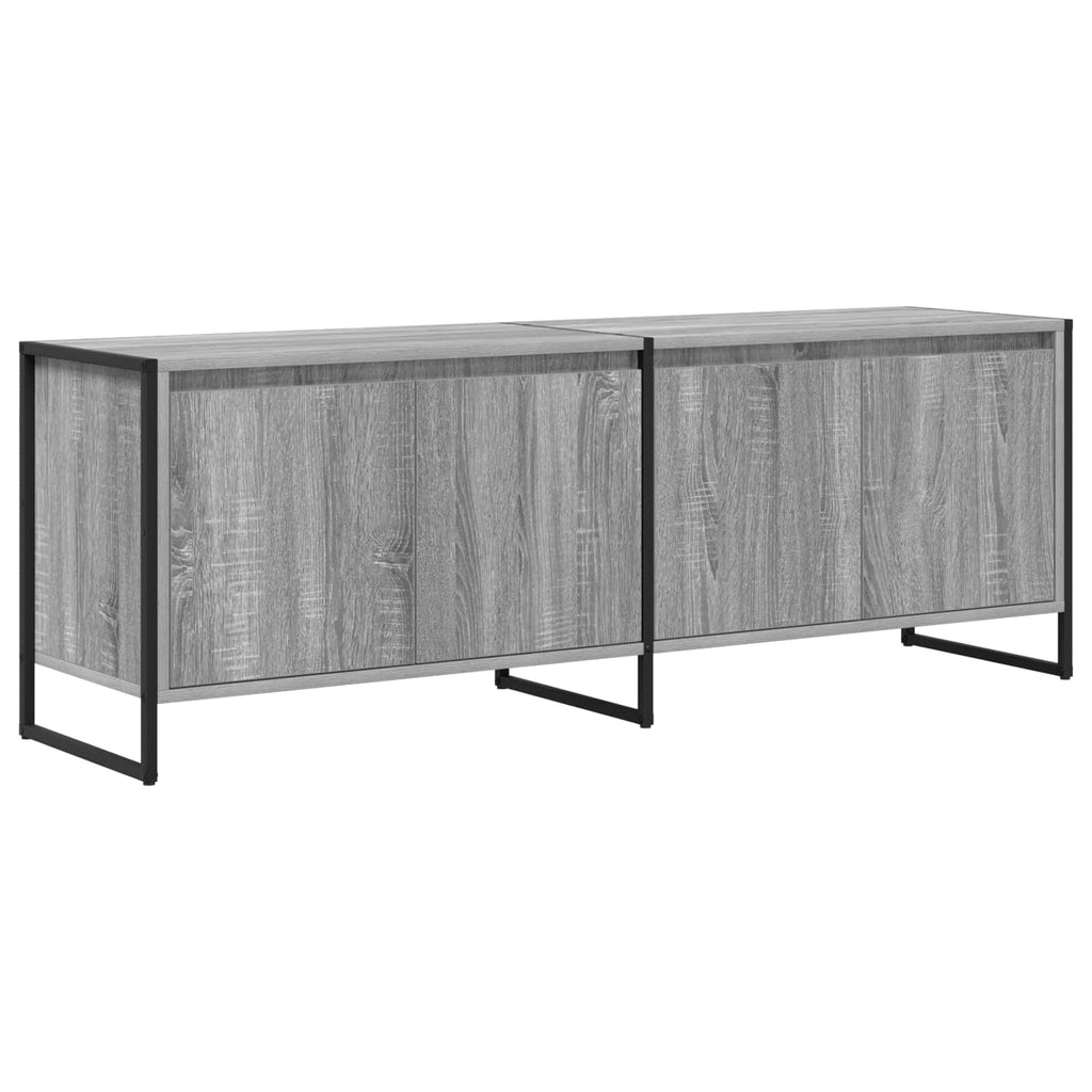Gabinete de TV Gris Sonoma 140 x 36 x 49.5 cm