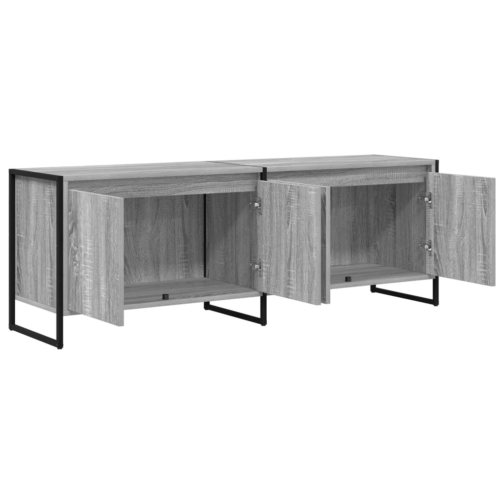 Gabinete de TV Gris Sonoma 140 x 36 x 49.5 cm