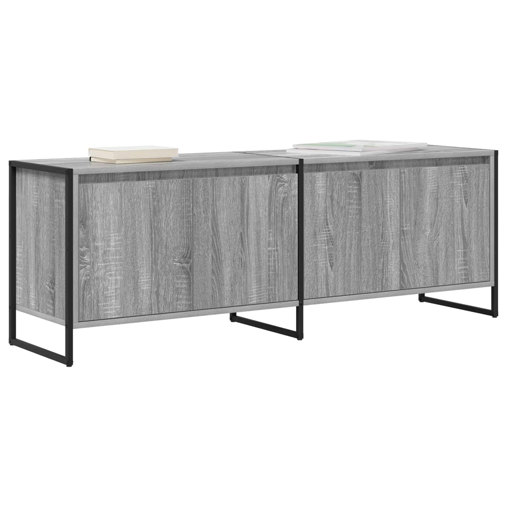 Gabinete de TV Gris Sonoma 140 x 36 x 49.5 cm