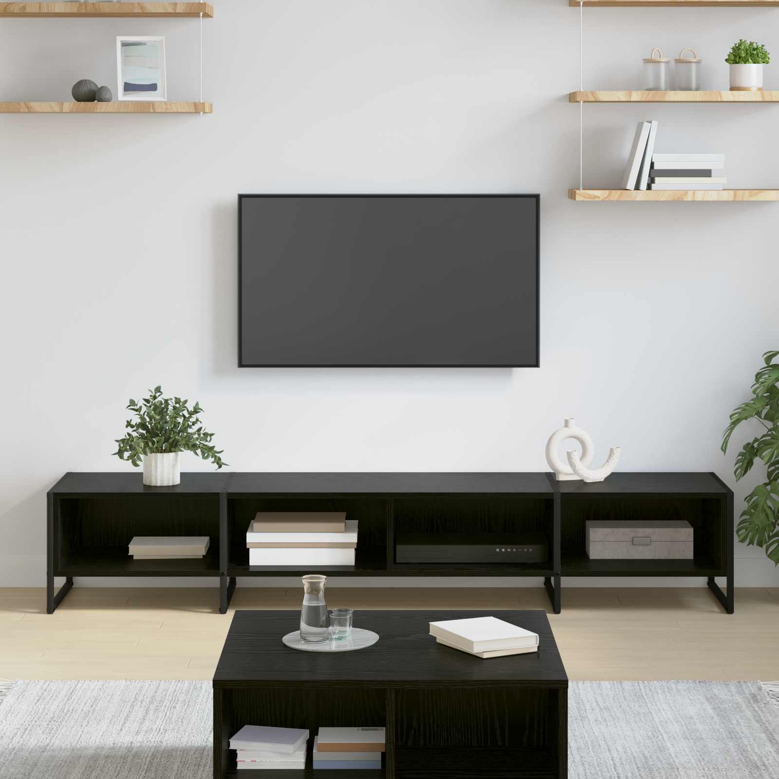 Gabinete de TV con cajón Gris Sonoma 100 x 36 x 49,5 cm