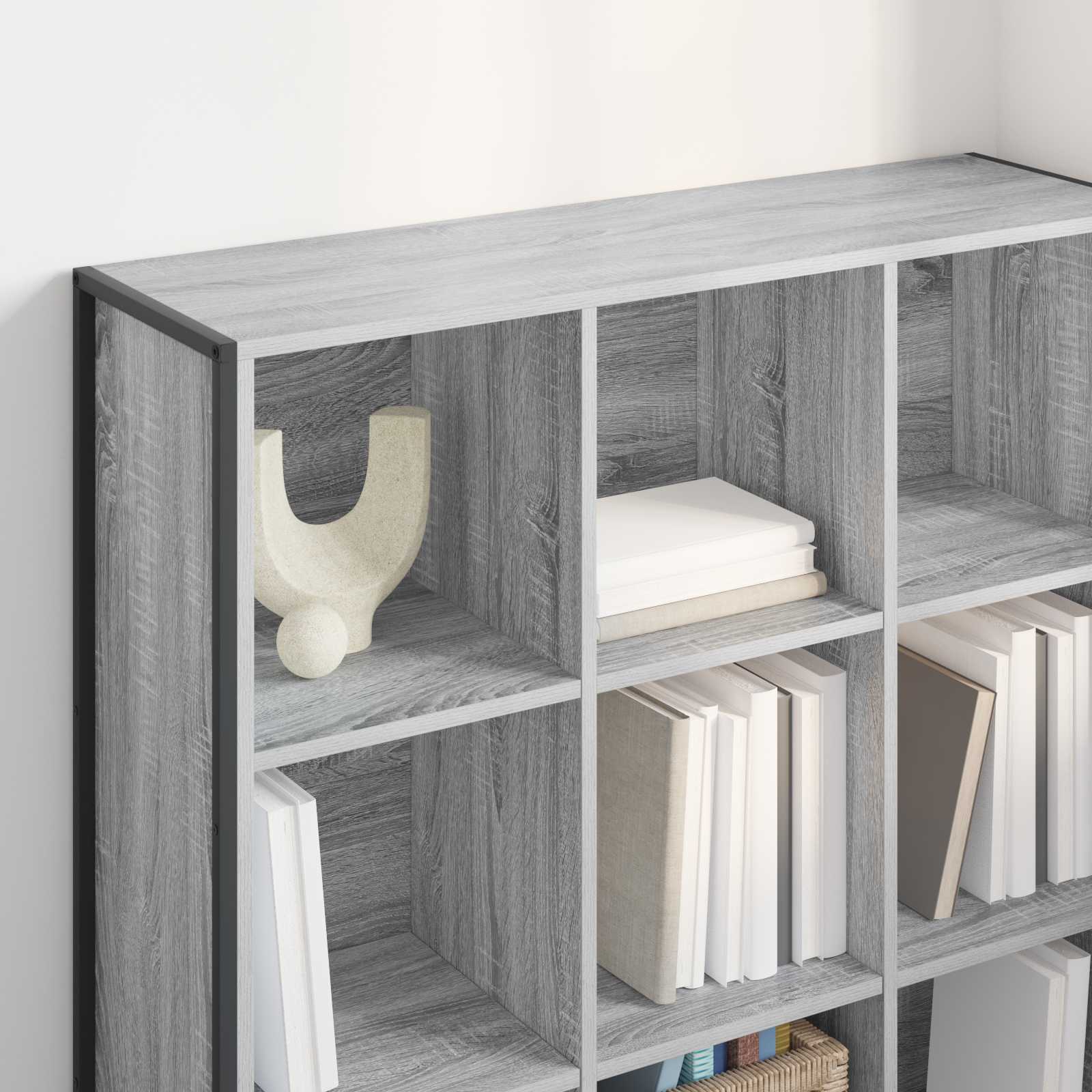 Estantería para libros Gris Sonoma 99,5 x 30 x 108,5 cm