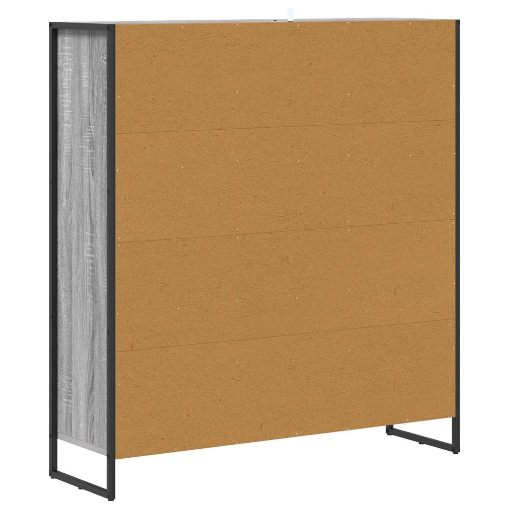 Estantería para libros Gris Sonoma 99,5 x 30 x 108,5 cm