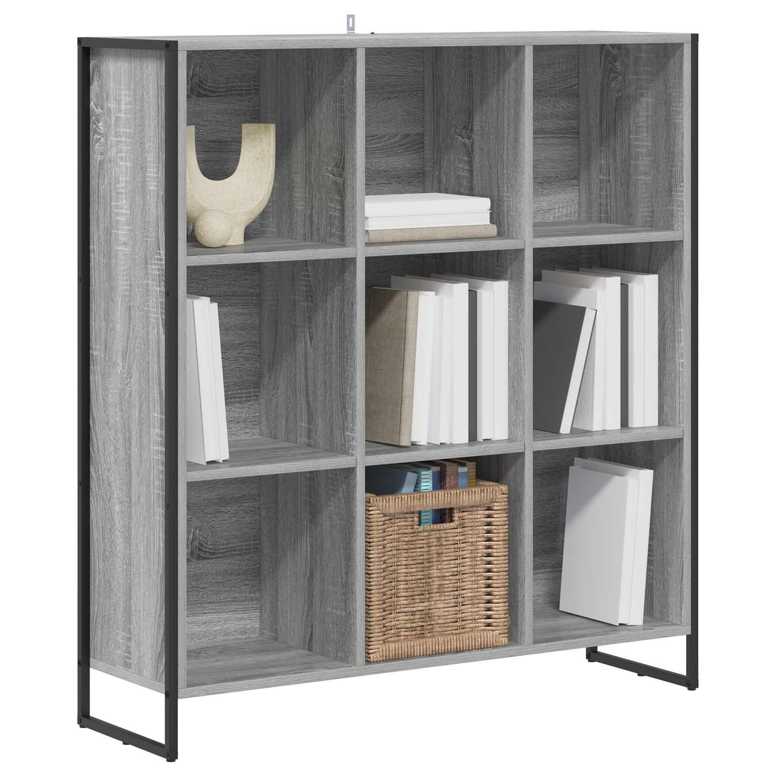 Estantería para libros Gris Sonoma 99,5 x 30 x 108,5 cm