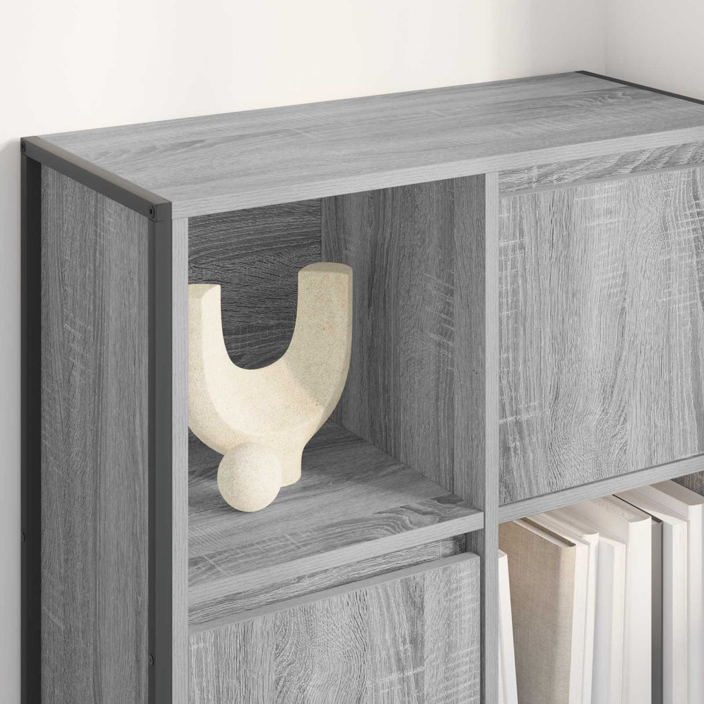 Estantería para libros Gris Sonoma 68 x 30 x 108.5 cm