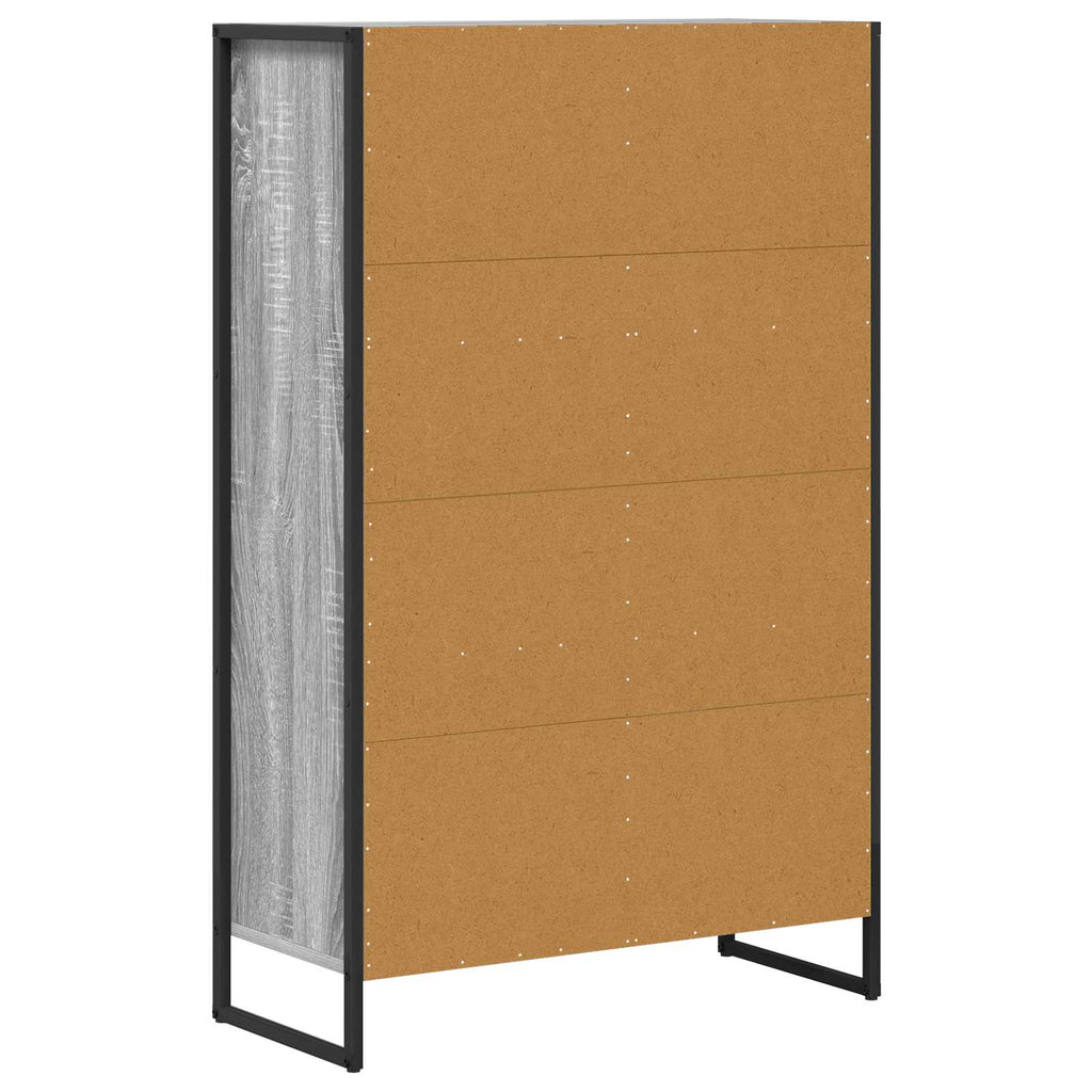 Estantería para libros Gris Sonoma 68 x 30 x 108.5 cm