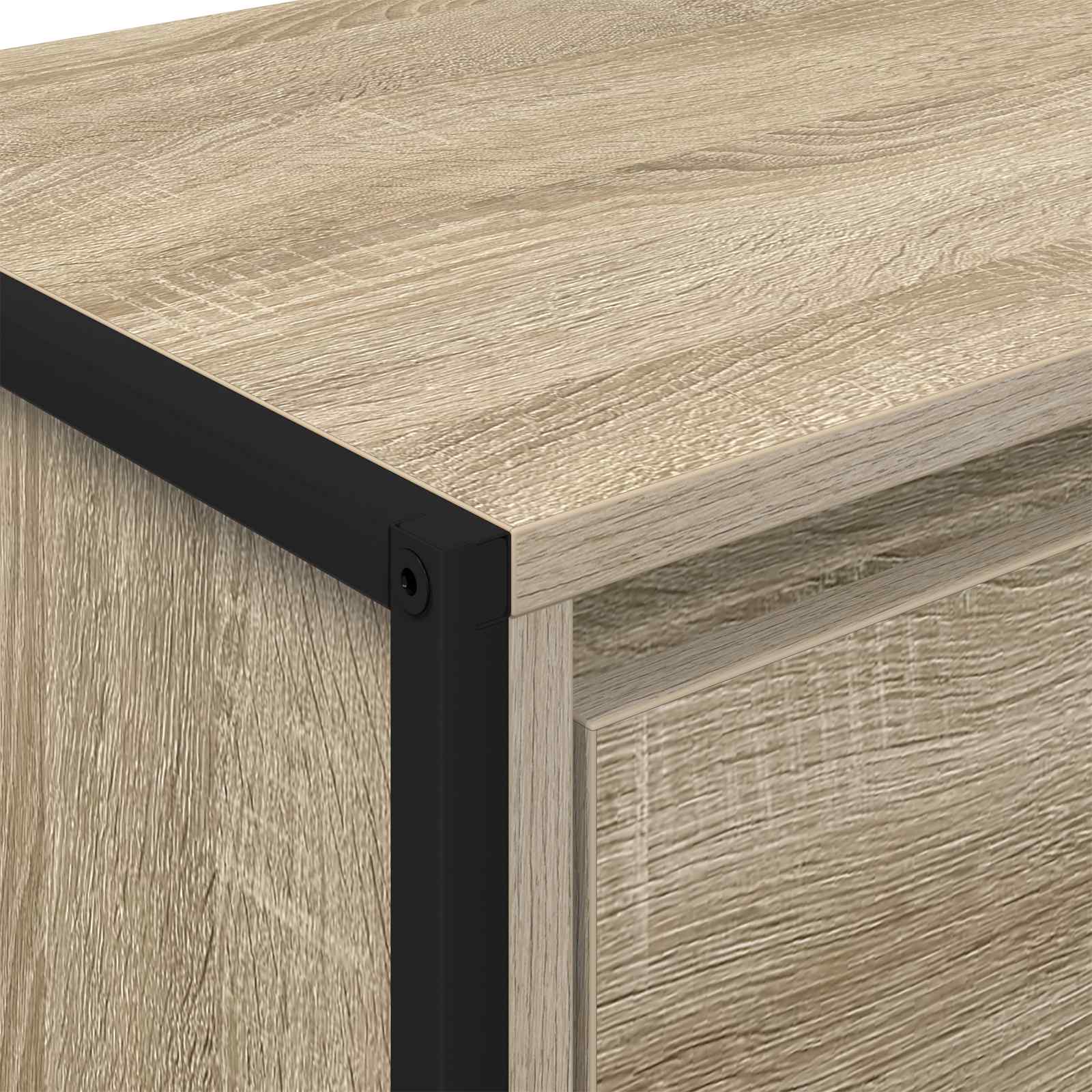 Vitrina con cajón Sonoma 42 x 36 x 75.5 cm Madera contrachapada