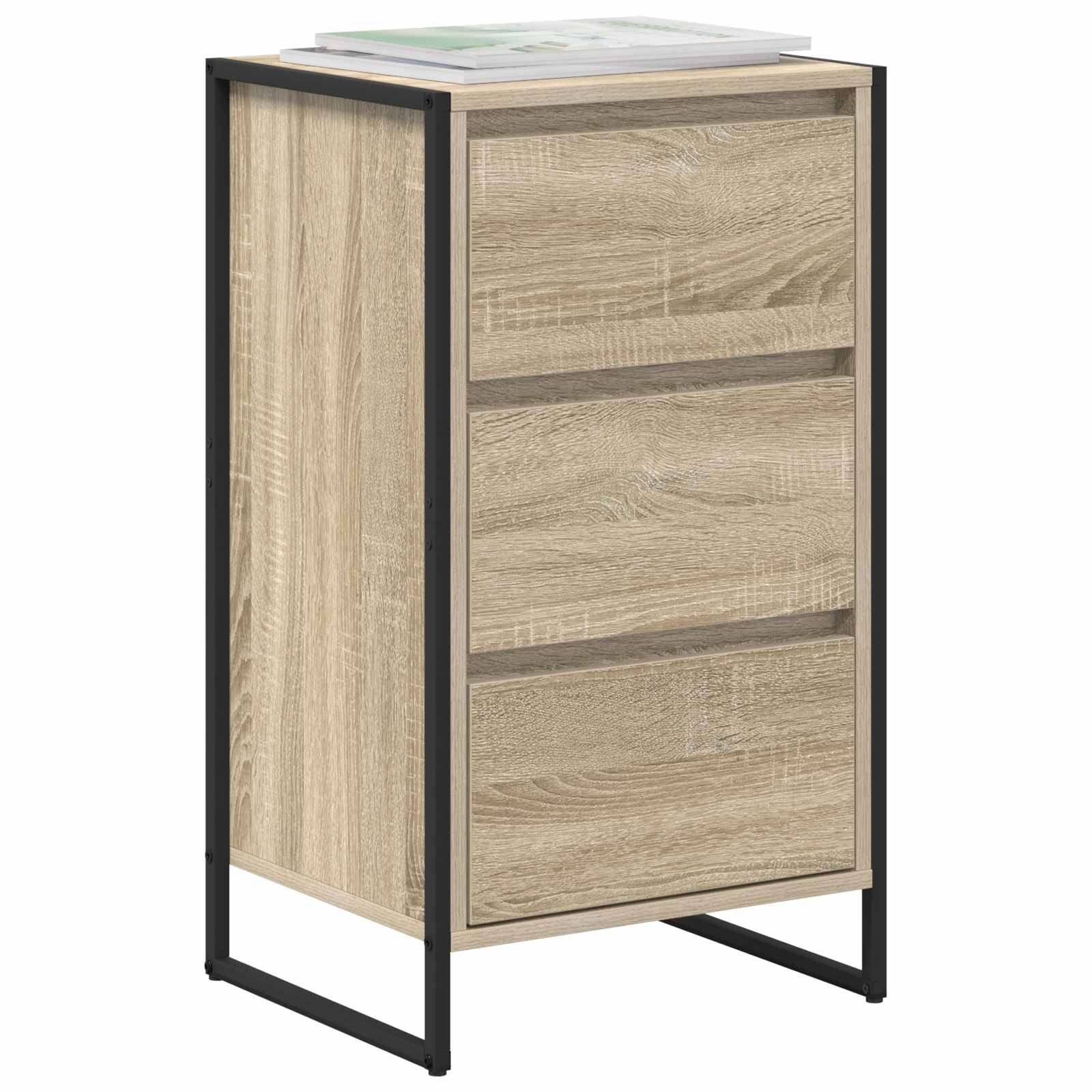 Vitrina con cajón Sonoma 42 x 36 x 75.5 cm Madera contrachapada