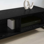 Gabinete de TV 100 x 36.5 x 30.5 cm Roble Negro