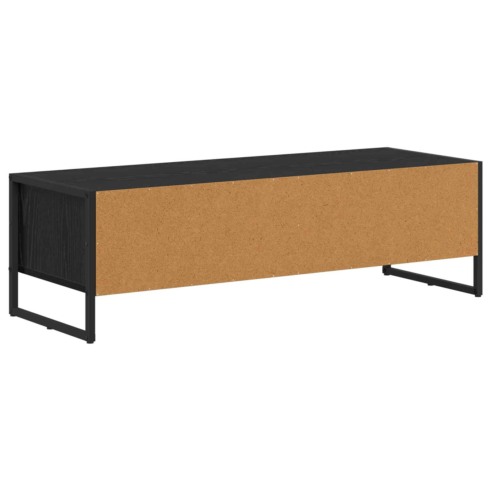 Gabinete de TV 100 x 36.5 x 30.5 cm Roble Negro