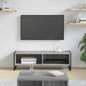 Gabinete de TV 100 x 36.5 x 30.5 cm Roble Negro