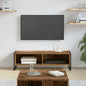 Gabinete de TV 100 x 36.5 x 30.5 cm Roble Negro