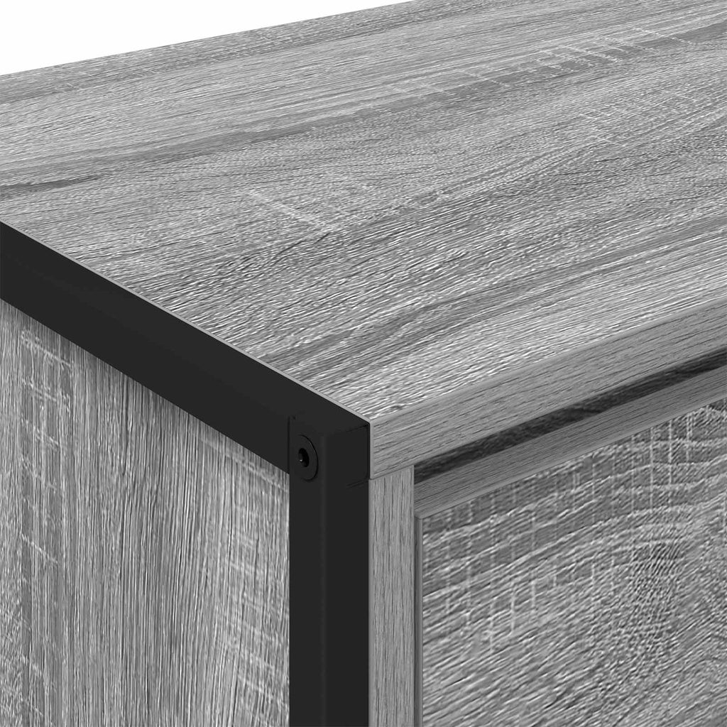 Gabinete de TV con cajón Gris Sonoma 100 x 36 x 49,5 cm