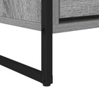 Gabinete de TV con cajón Gris Sonoma 100 x 36 x 49,5 cm